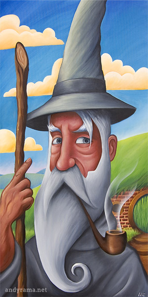 Gandalf the Grey by Andrew O. Ellis - Andyrama