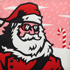 Santa Claus Explores the Peppermint Tundra